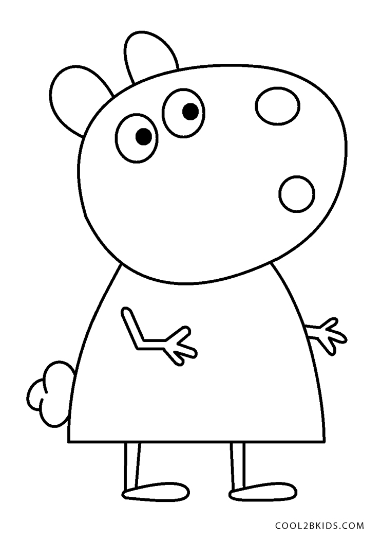 Coloriages  Peppa Pig  Coloriages Gratuits à Imprimer