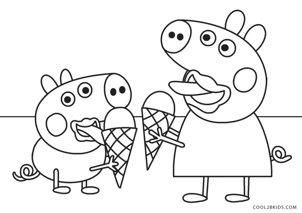 Coloriages  Peppa Pig  Coloriages Gratuits à Imprimer
