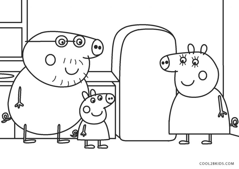Coloriages  Peppa Pig  Coloriages Gratuits à Imprimer