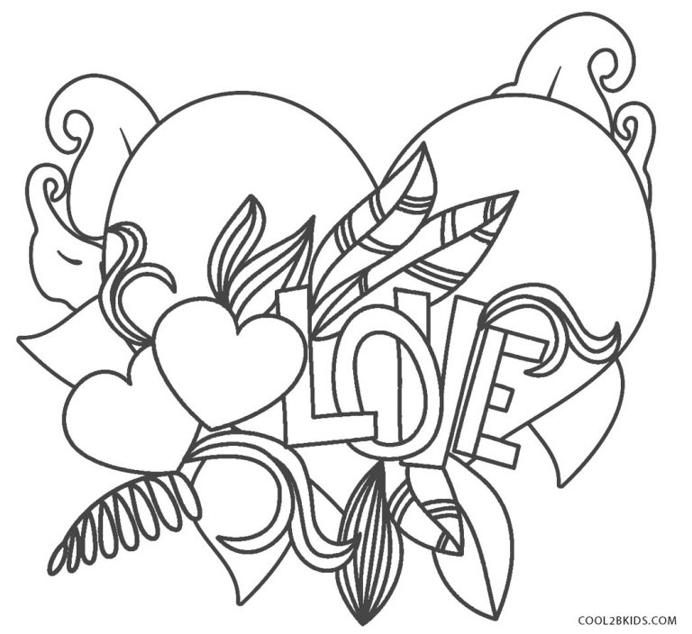 Coloriages  Amour  Coloriages Gratuits à Imprimer