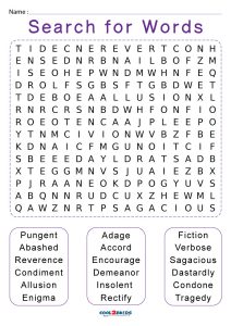 Printable Word Searches for Seniors Cool2bKids