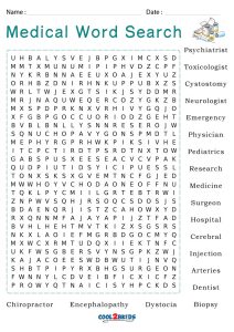 doctor's visit word search