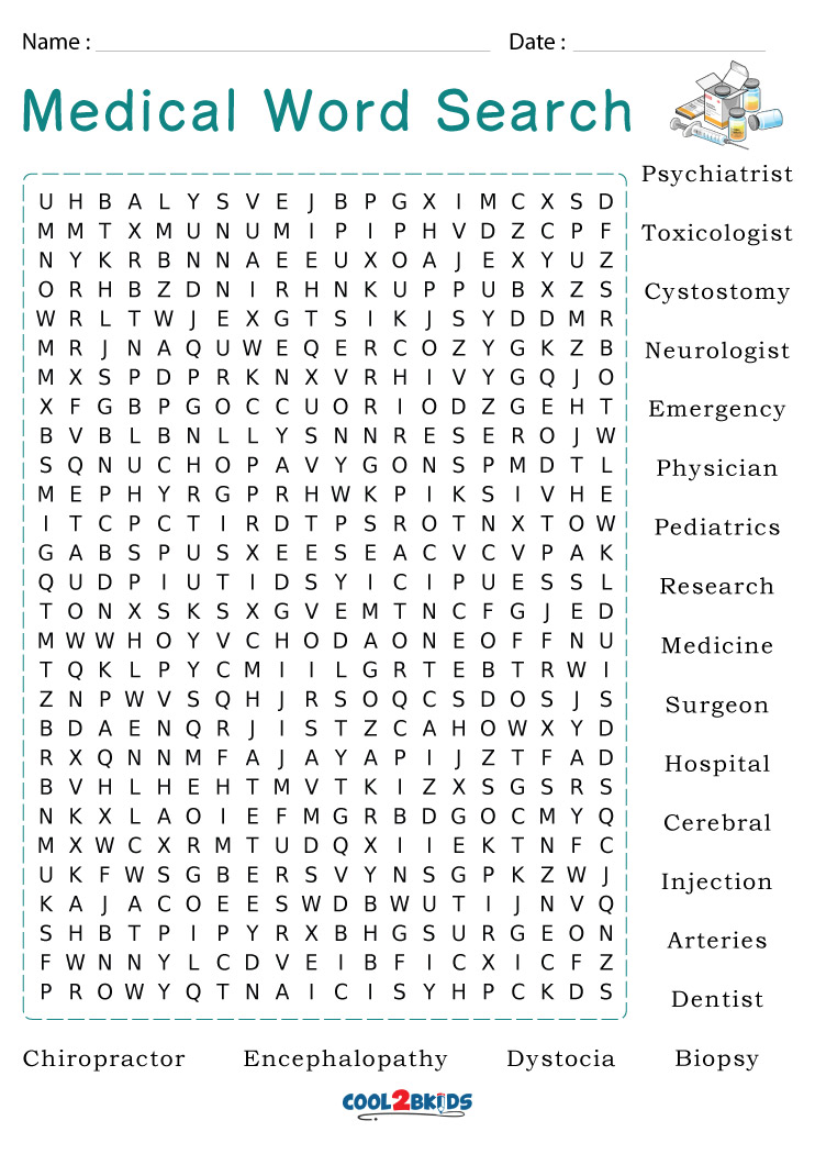 Free Printable Word Search Puzzles With Answers