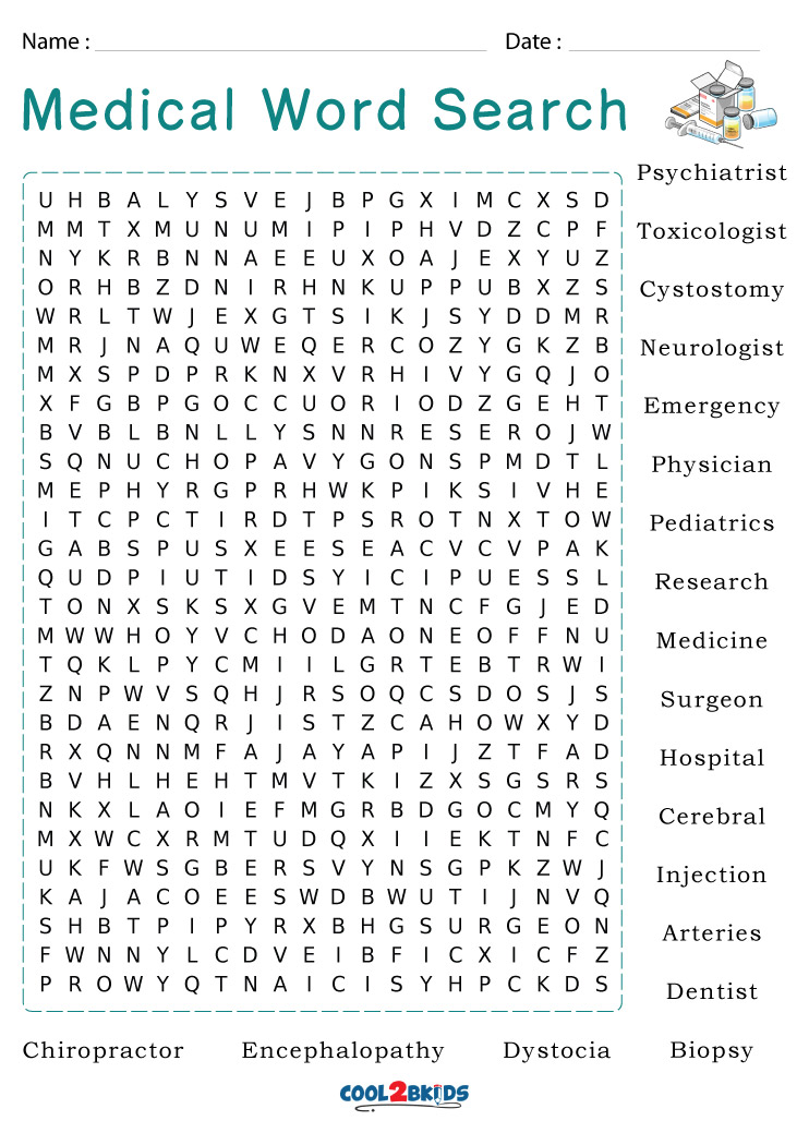 Elementary Word Search Free Printable