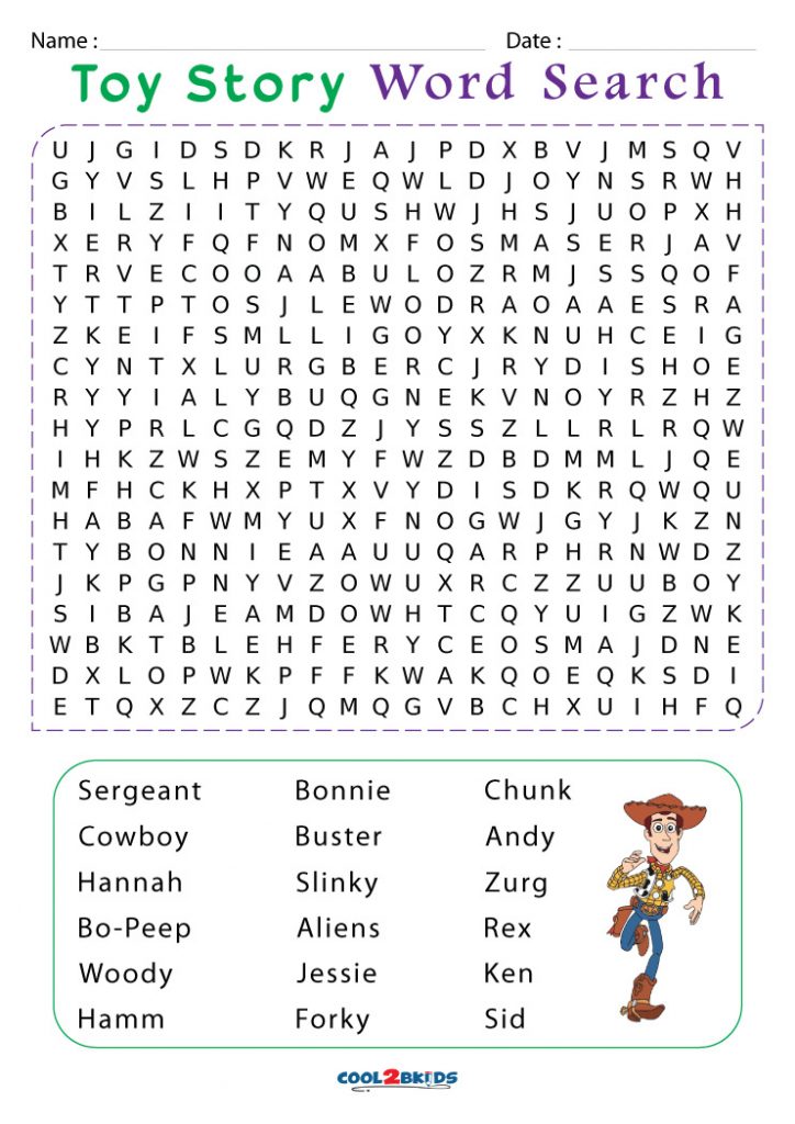 toy story activity pack