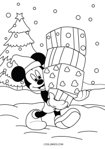 christmas coloring pages printable disney