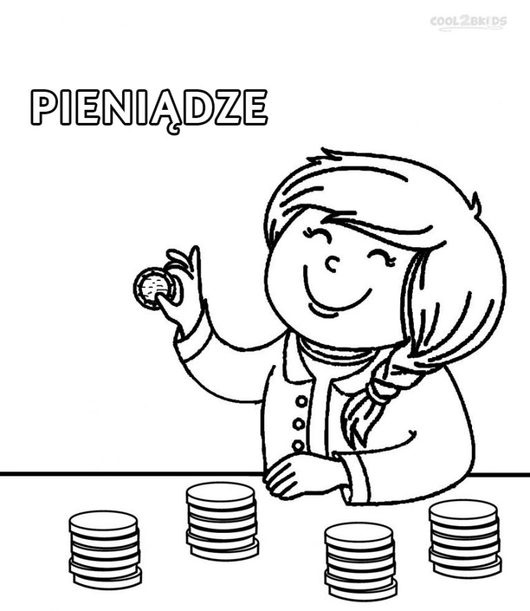 Pieniądze Do Druku Dla Dzieci Kolorowanki Pieniądze - Darmowe do Druku