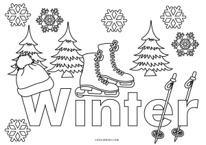 Winter Coloring Page - Alli Ways