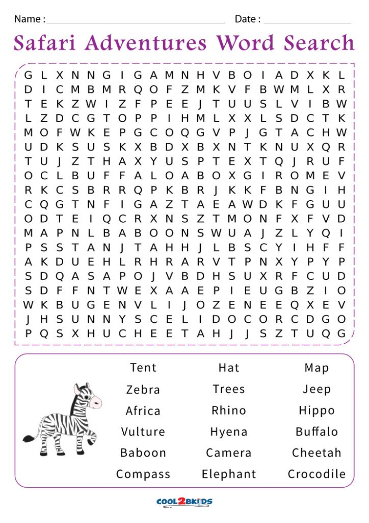 safari word games