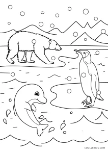 82 Winter Animal Coloring Pages Best