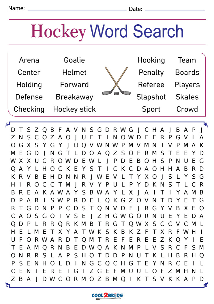 printable-hockey-word-search