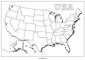 united states of america coloring pages