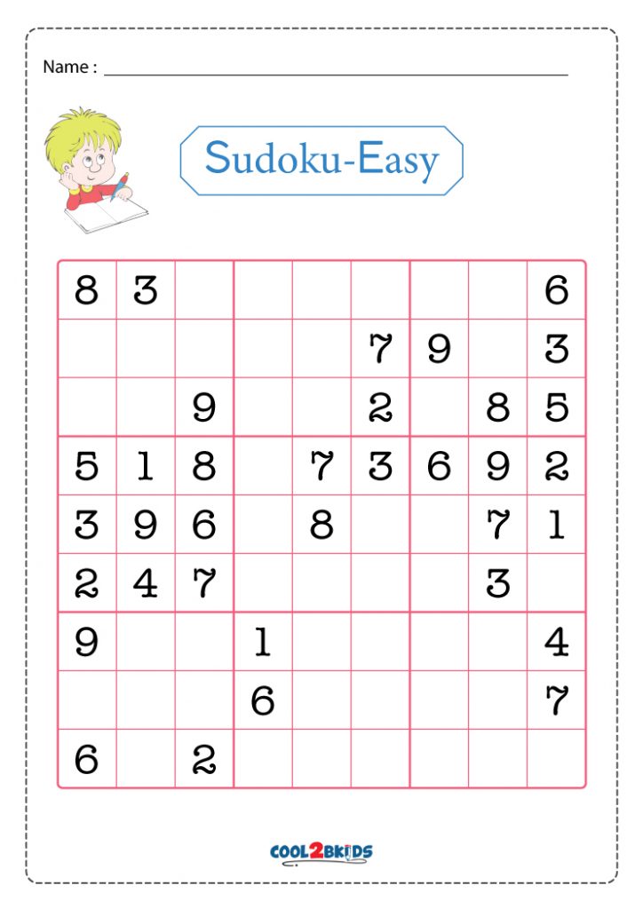 Free Printable Easy Sudoku Puzzles Free Printable Easy Sudoku Puzzles