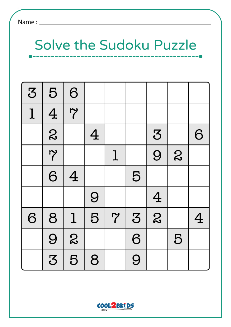 Free Printable Easy Sudoku Puzzles Free Printable Easy Sudoku Puzzles