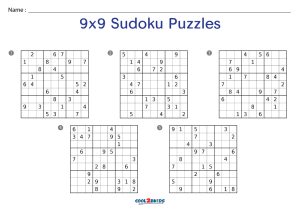 Sudoku #1349 and #1350 (Easy) - Free Printable Puzzles