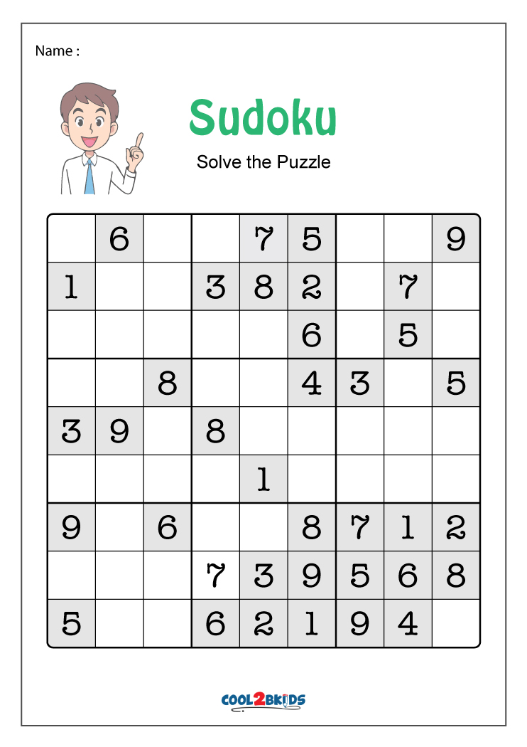 Free Printable Sudoku Puzzles