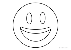 emotion smiley faces coloring pages