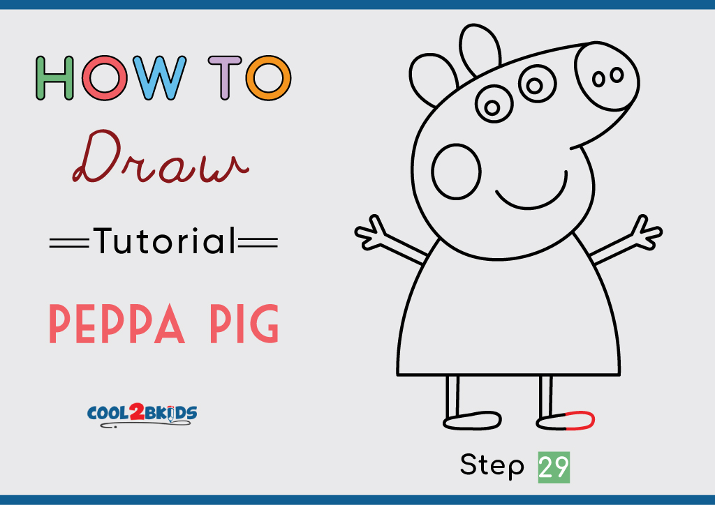 How to Draw Peppa Pig - Cool2bKids