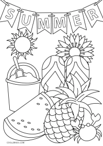 Free Printable Summer Coloring Pages For Kids