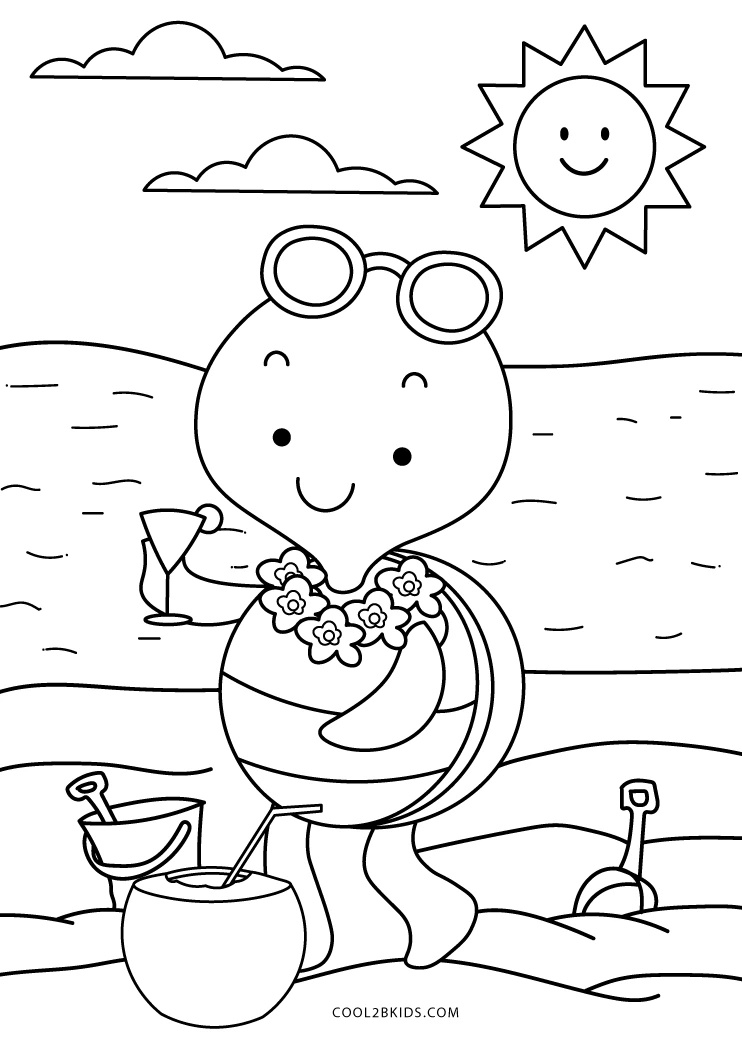 Summer Coloring Book for Kids: Summer fun Coloring Pages with Children  Playing on the Beach and Summer Activities, for Kids, Girls, and Boys ages  4-8 - Yahoo Shopping
