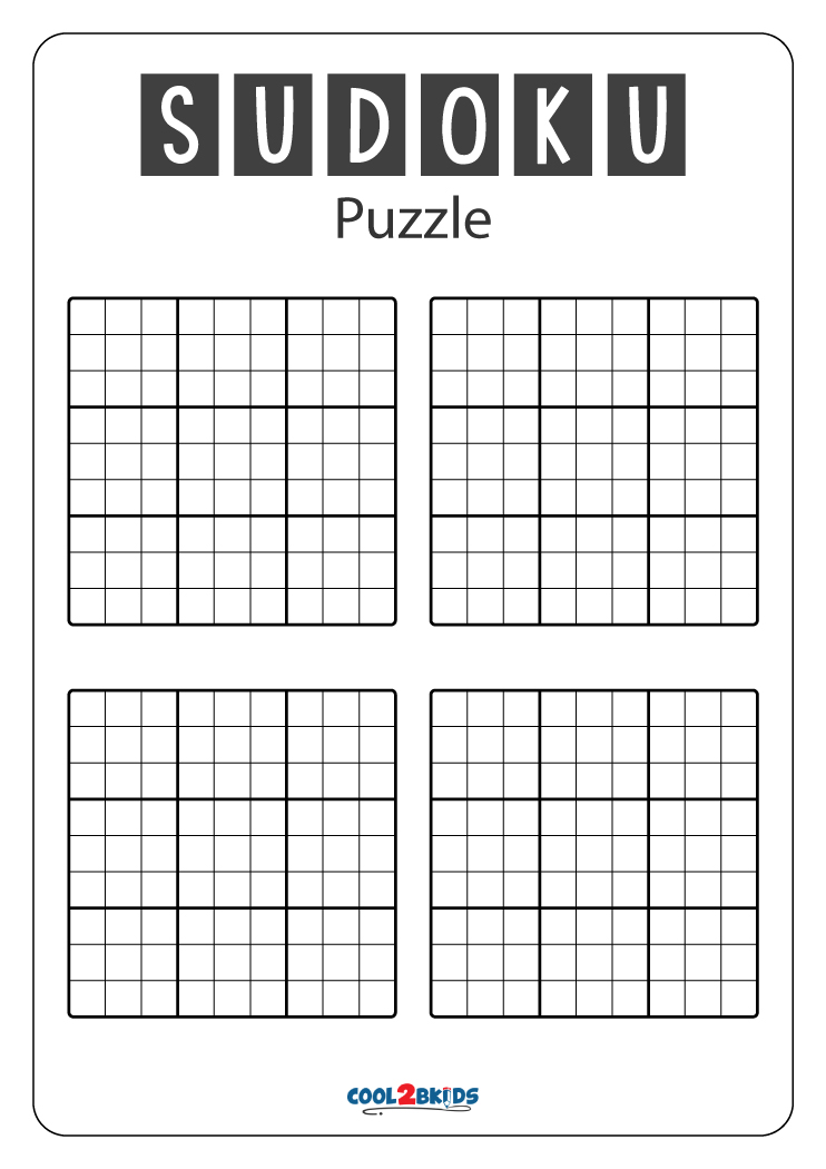 Sudoku Blank Grid For Printing Out Blank Sudoku Grid For Download And 