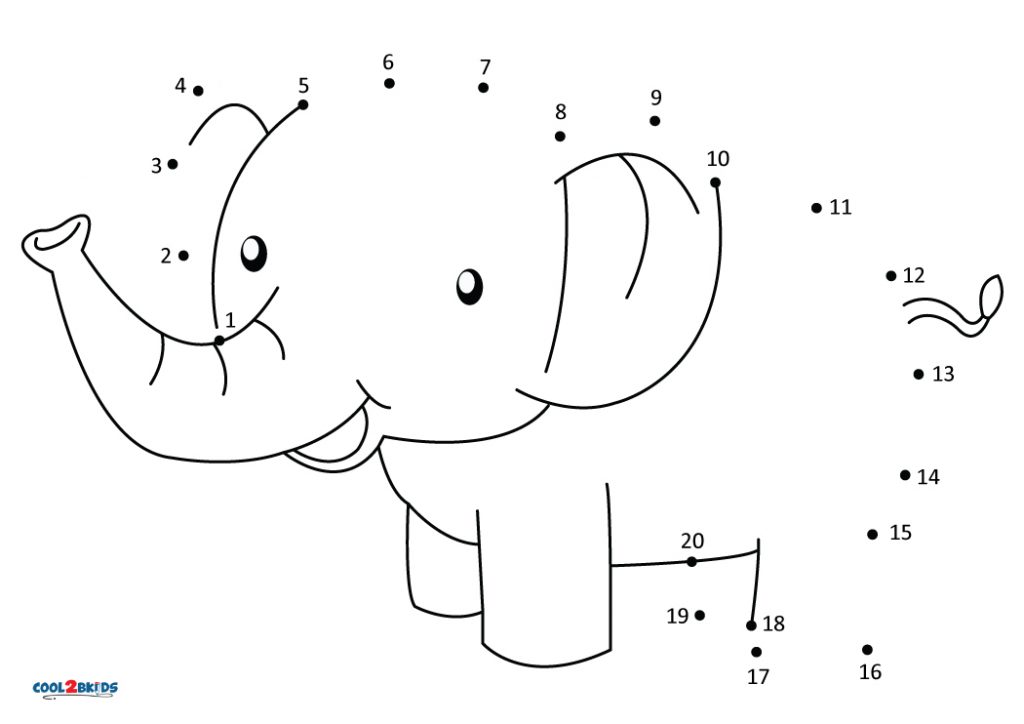 Free Printable Dot to Dot 1 to 20