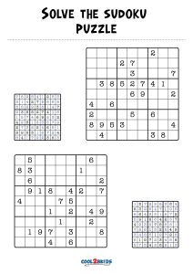 Free Printable Medium Sudoku with the Answer #5269