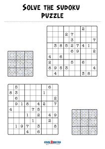 Free Printable Medium Sudoku with the Answer #5270