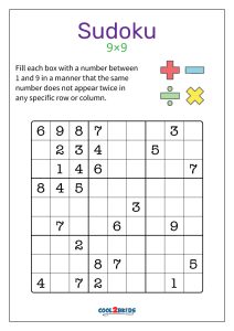 Free Printable Medium Sudoku with the Answer #6538