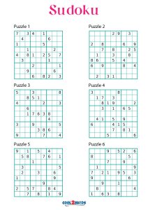 Sudoku #1201 and #1202 (Hard) - Free Printable Puzzles