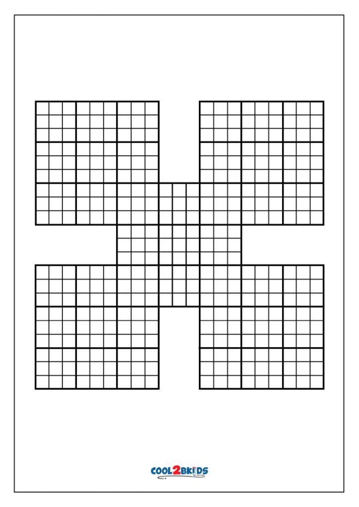 Free Printable Blank Sudoku Puzzles