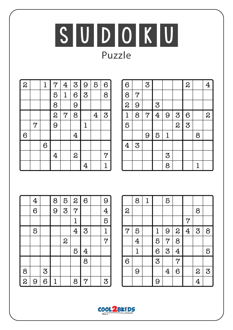 Sudoku Generator » sudoku-kids-4×4-04