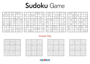 Free Printable Medium Sudoku with the Answer #5270