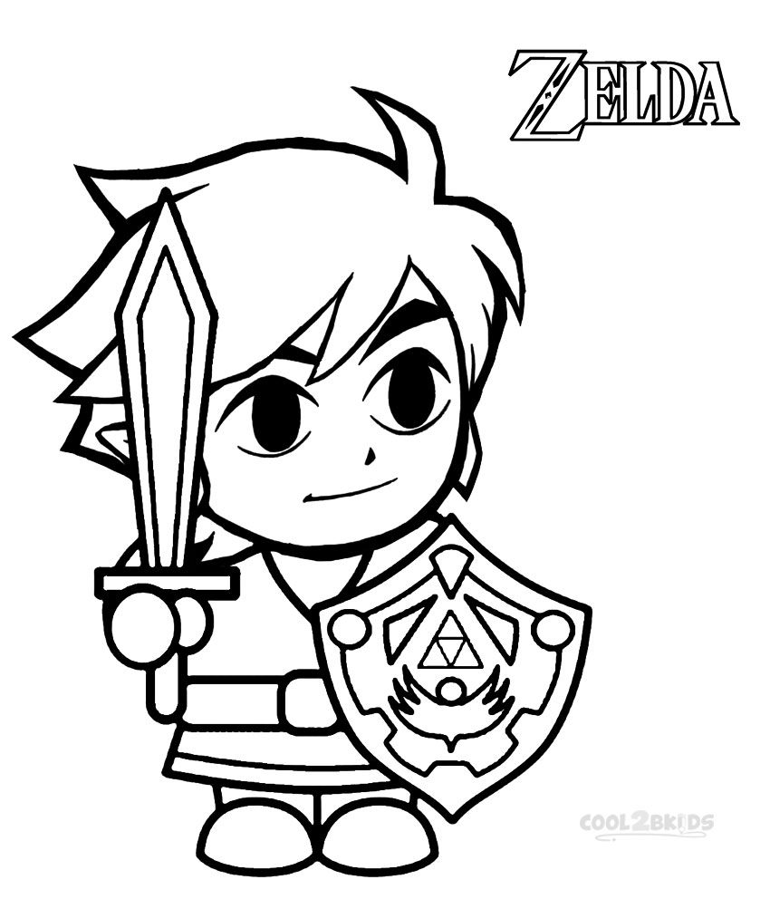 Zelda M larbilder Gratis Utskrivbar F r Barn