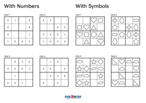 Printable PDF Easy Sudoku for Kids 4x4 400 Children Puzzles -  Portugal