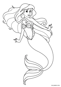 the little mermaid ariel coloring pages