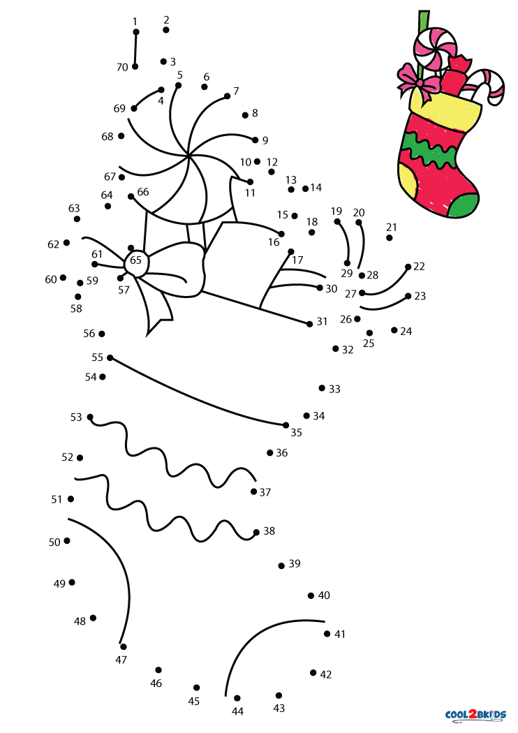 Free Christmas Dot To Dot Printables