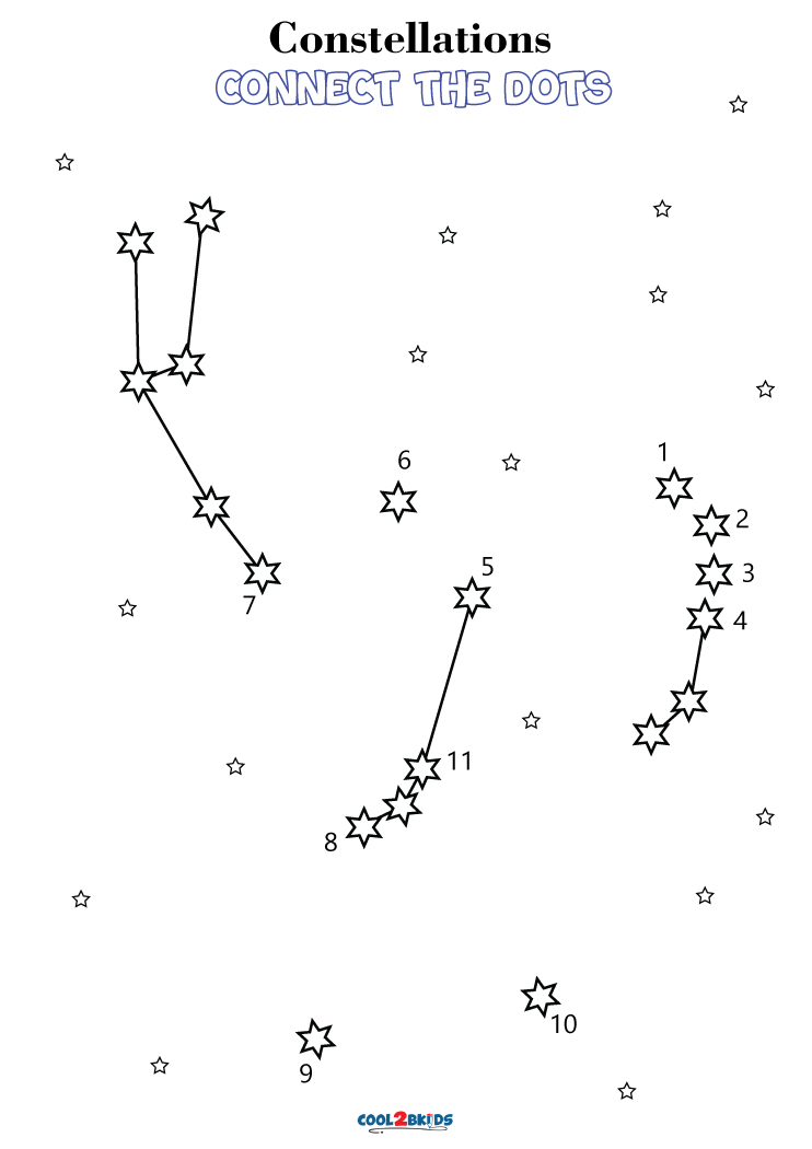 Free Printable Constellation Connect The Dots