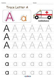 pre k worksheets alphabet tracing