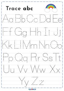 pre k worksheets alphabet tracing