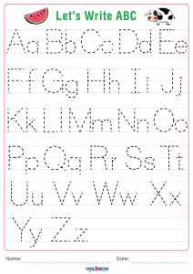 pre k worksheets alphabet tracing