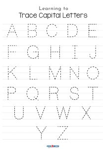 pre k worksheets alphabet tracing