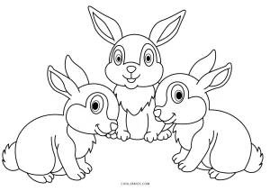 Free Printable Bunny Coloring Pages For Kids