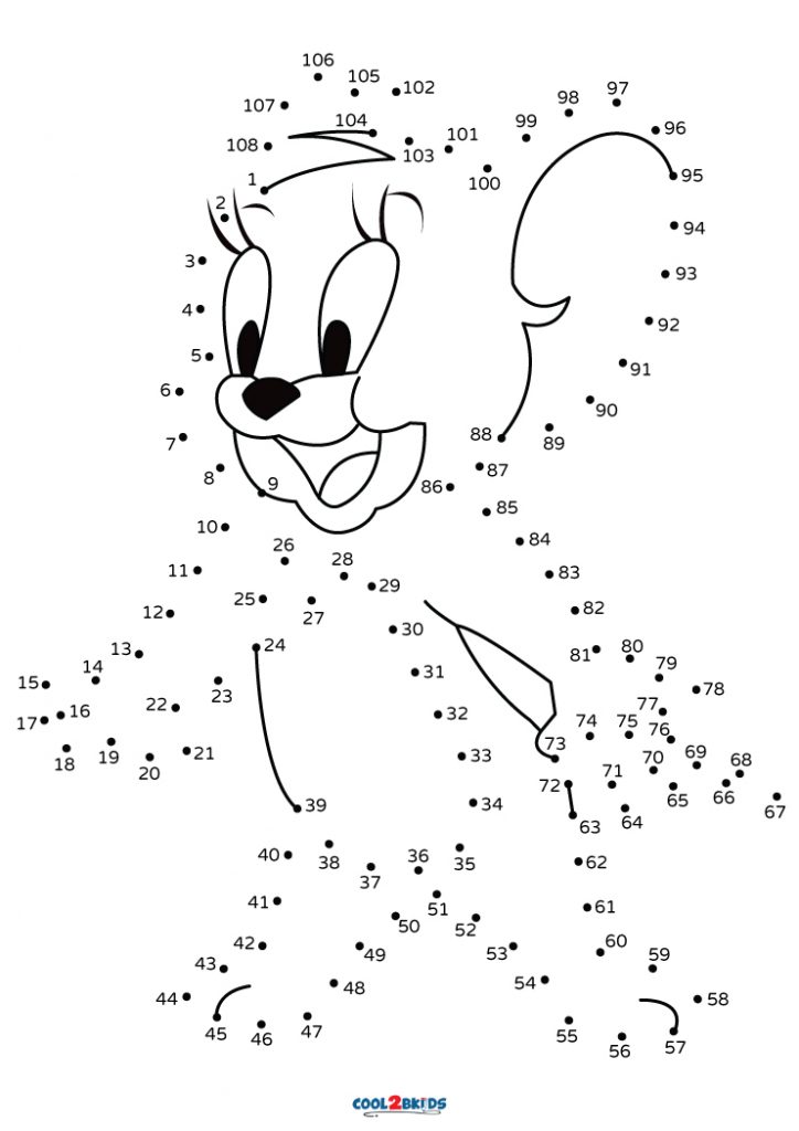Free Printable Dot To Dot Coloring Pages