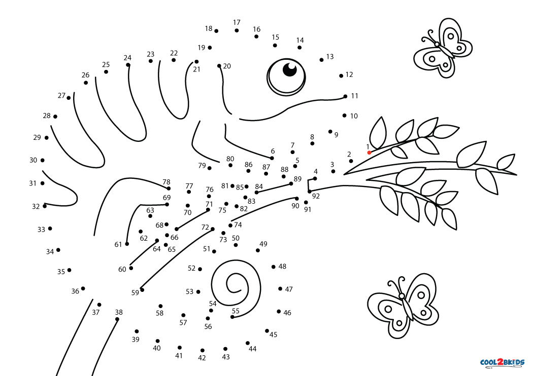 Free Printable Dot to Dot Coloring Pages