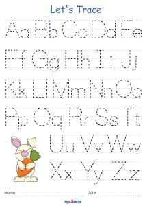 pre k worksheets alphabet tracing