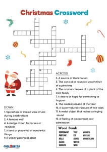 Free Printable Christmas Crossword Puzzles