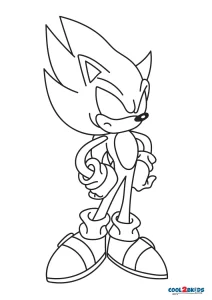 Dark Spine Sonic Colouring Pages - Free Colouring Pages