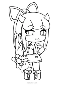 Gacha Life Coloring Pages. Unique Collection. Print for Free