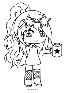 Gacha Life Coloring Pages Printable for Free Download